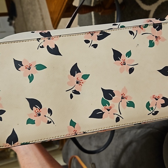 Kate Spade Floral Tote Bag - Cream and Black - Picture 10 of 16
